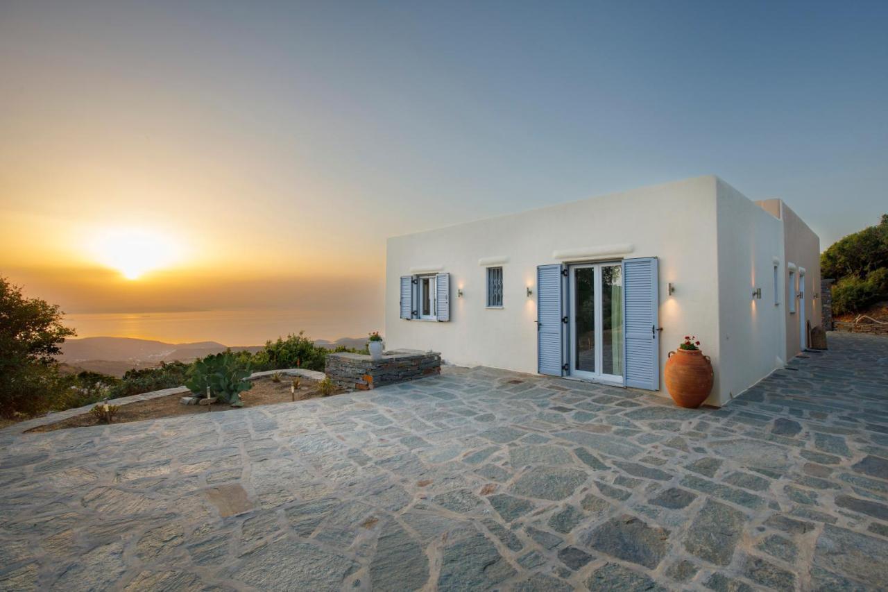 Cycladic Villa With Sea View! Ioulis エクステリア 写真