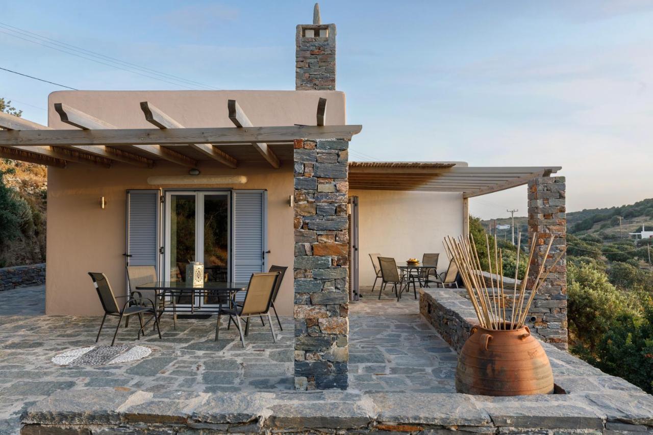 Cycladic Villa With Sea View! Ioulis エクステリア 写真