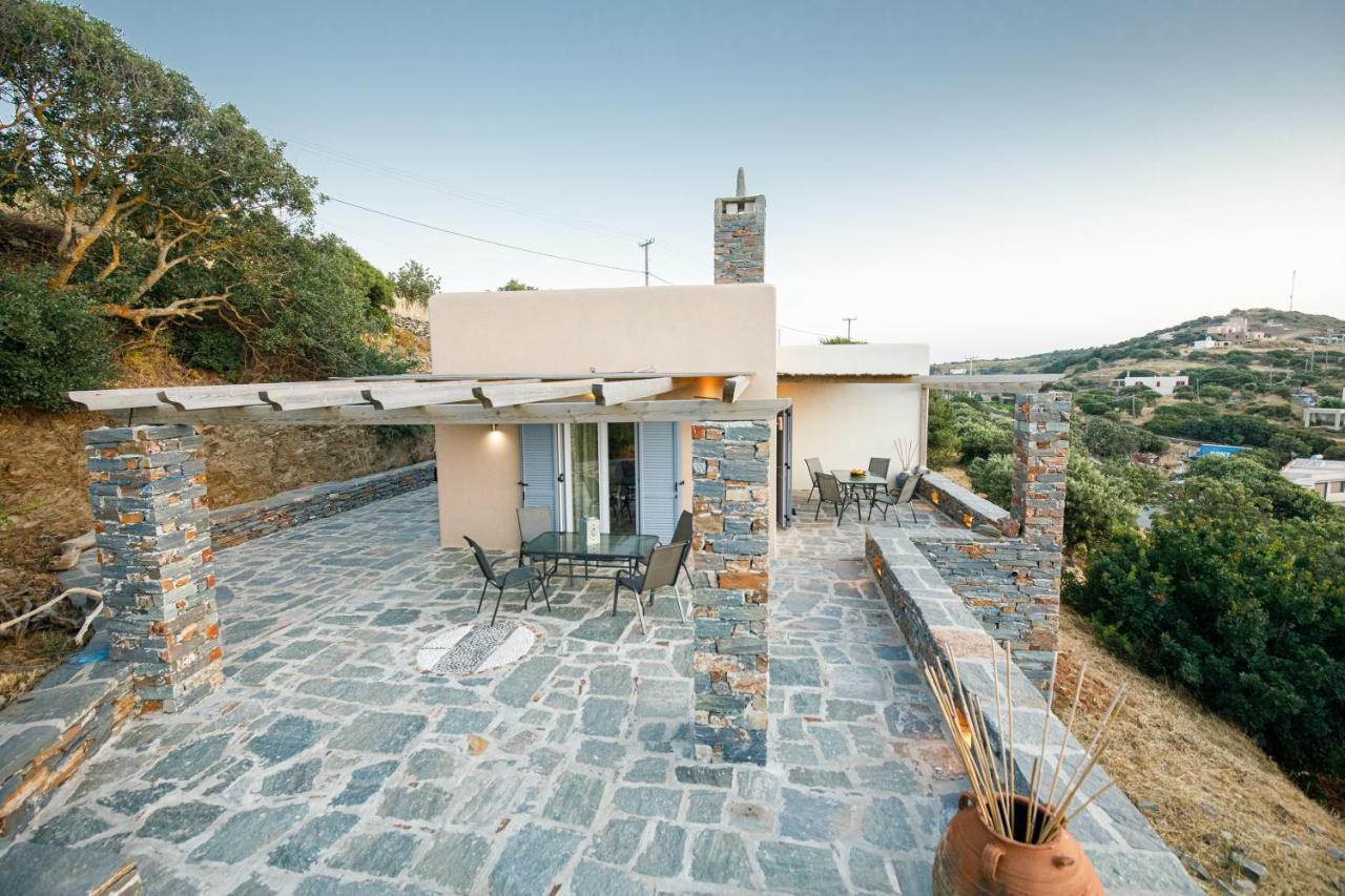 Cycladic Villa With Sea View! Ioulis エクステリア 写真