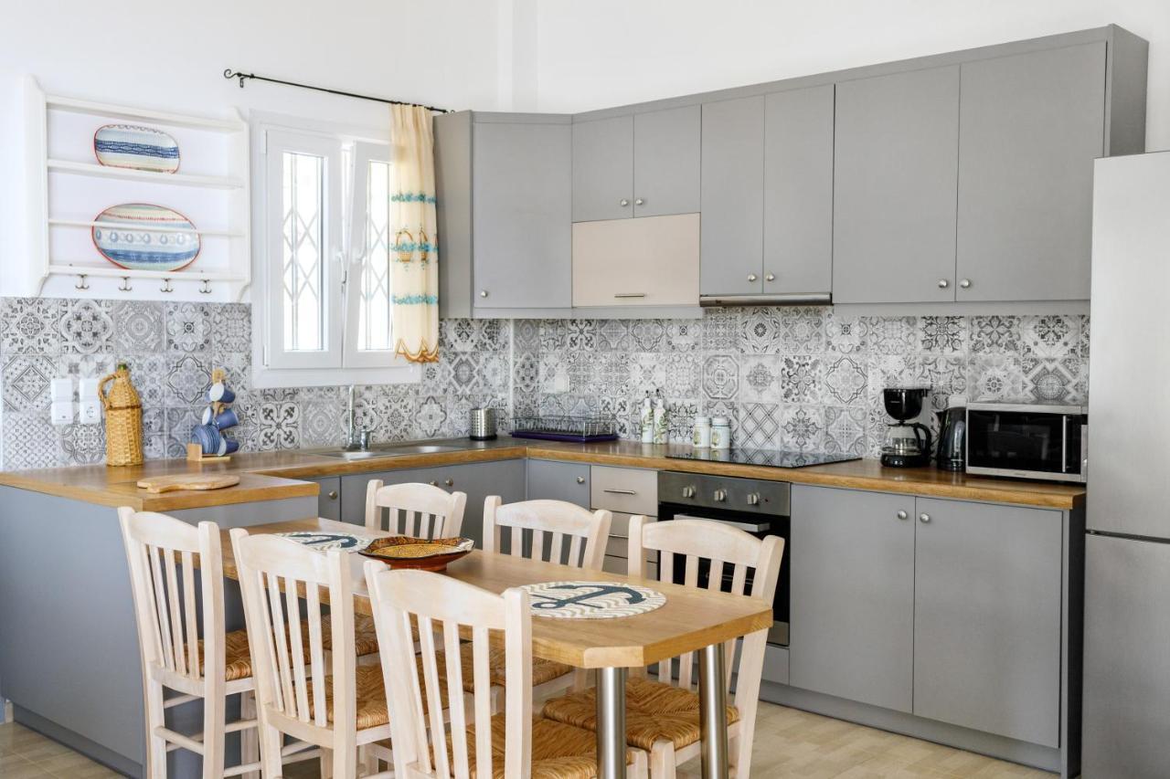 Cycladic Villa With Sea View! Ioulis エクステリア 写真