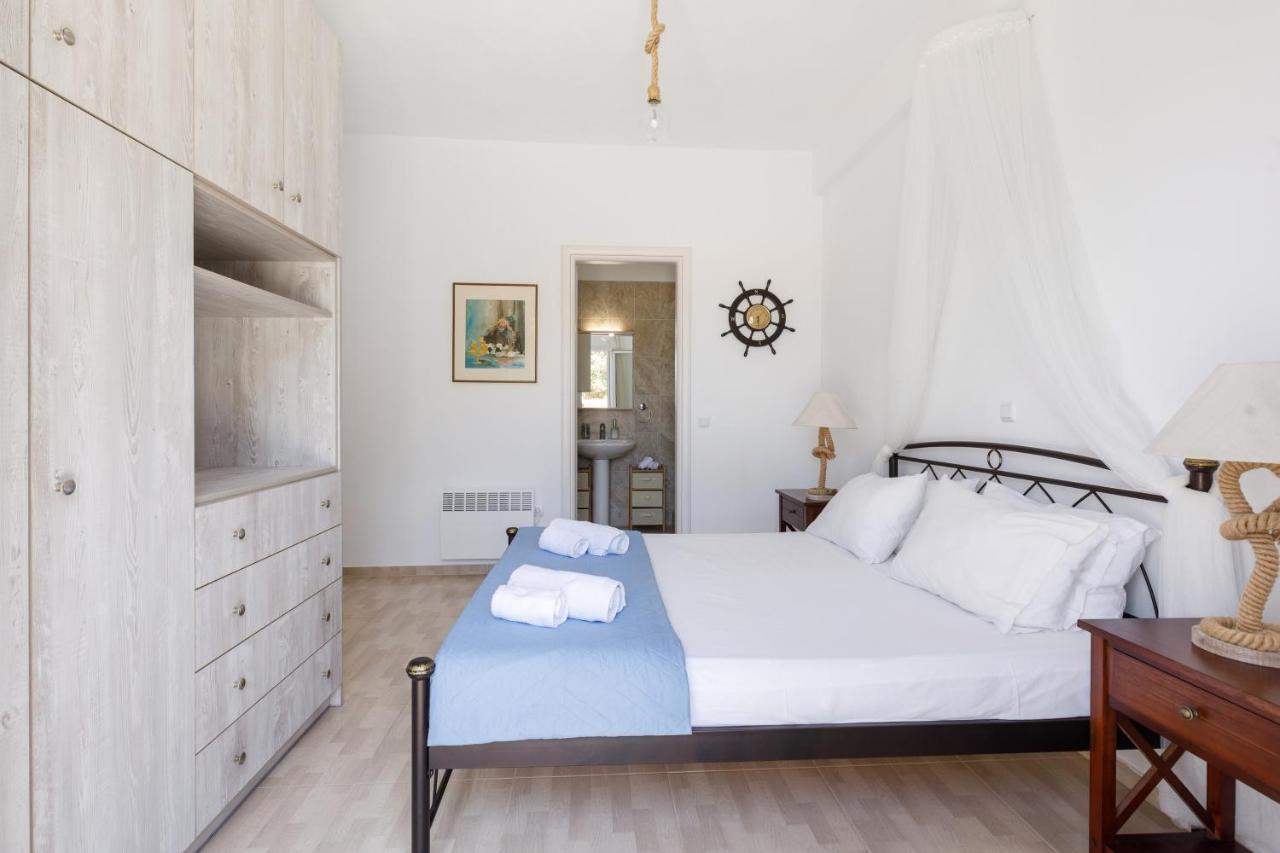 Cycladic Villa With Sea View! Ioulis エクステリア 写真