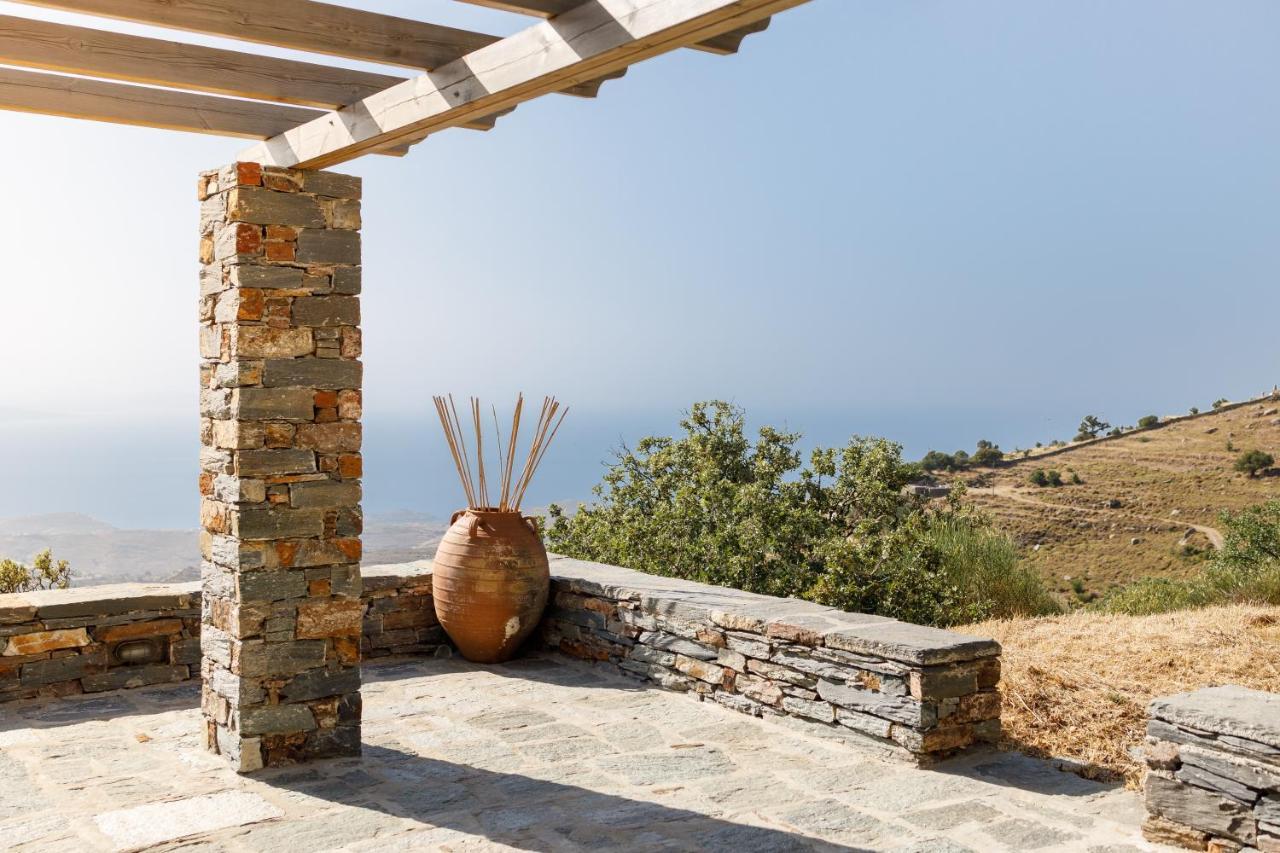 Cycladic Villa With Sea View! Ioulis エクステリア 写真