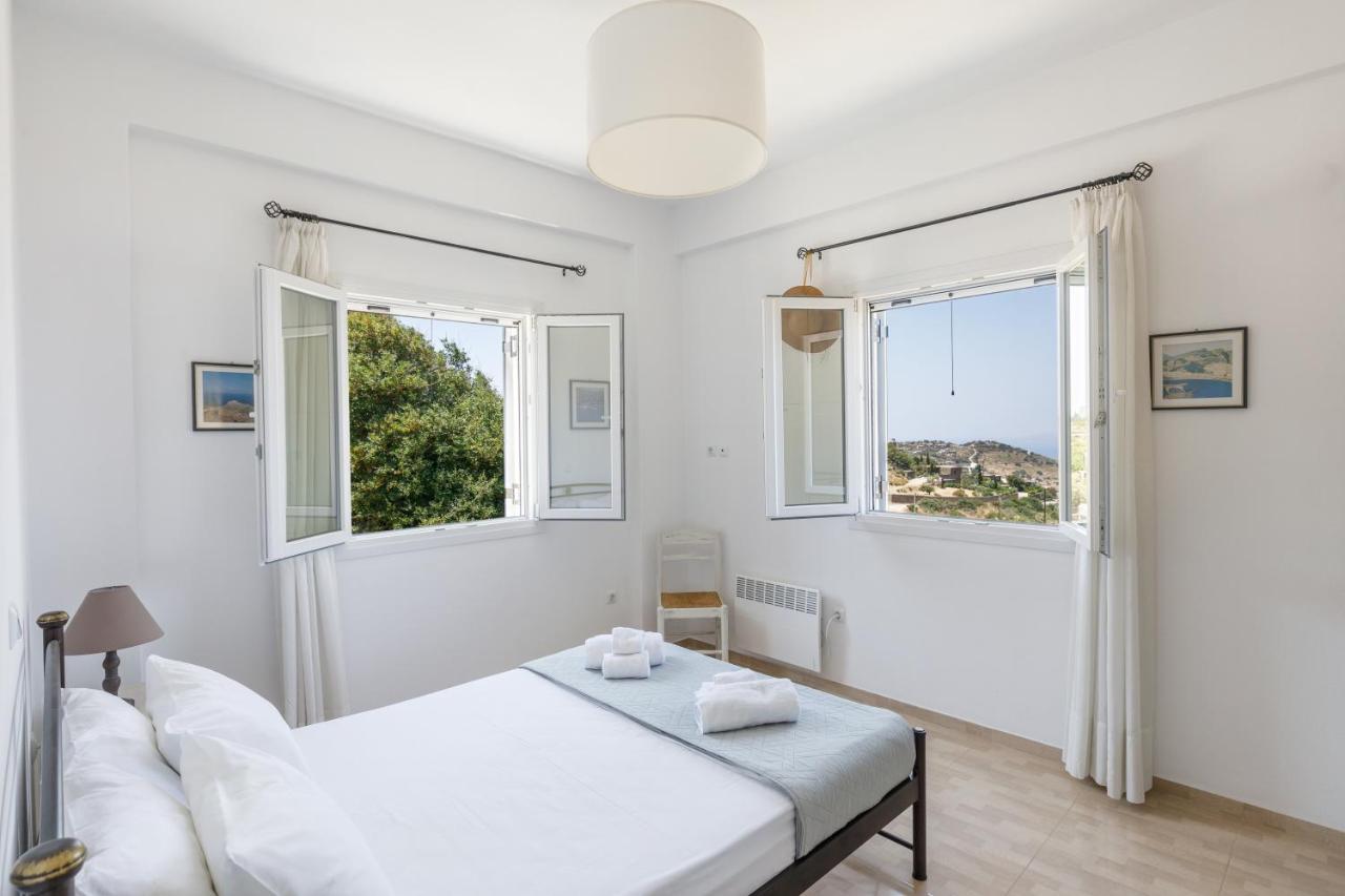 Cycladic Villa With Sea View! Ioulis エクステリア 写真