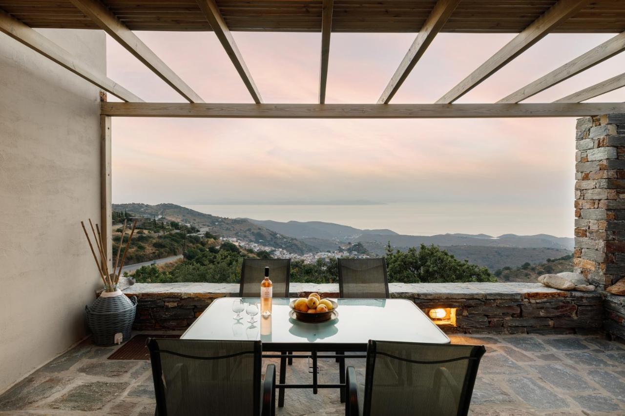 Cycladic Villa With Sea View! Ioulis エクステリア 写真
