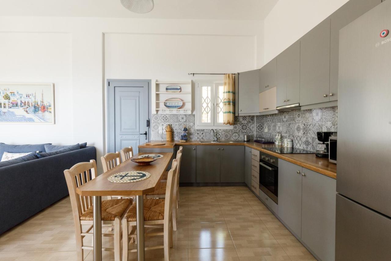 Cycladic Villa With Sea View! Ioulis エクステリア 写真
