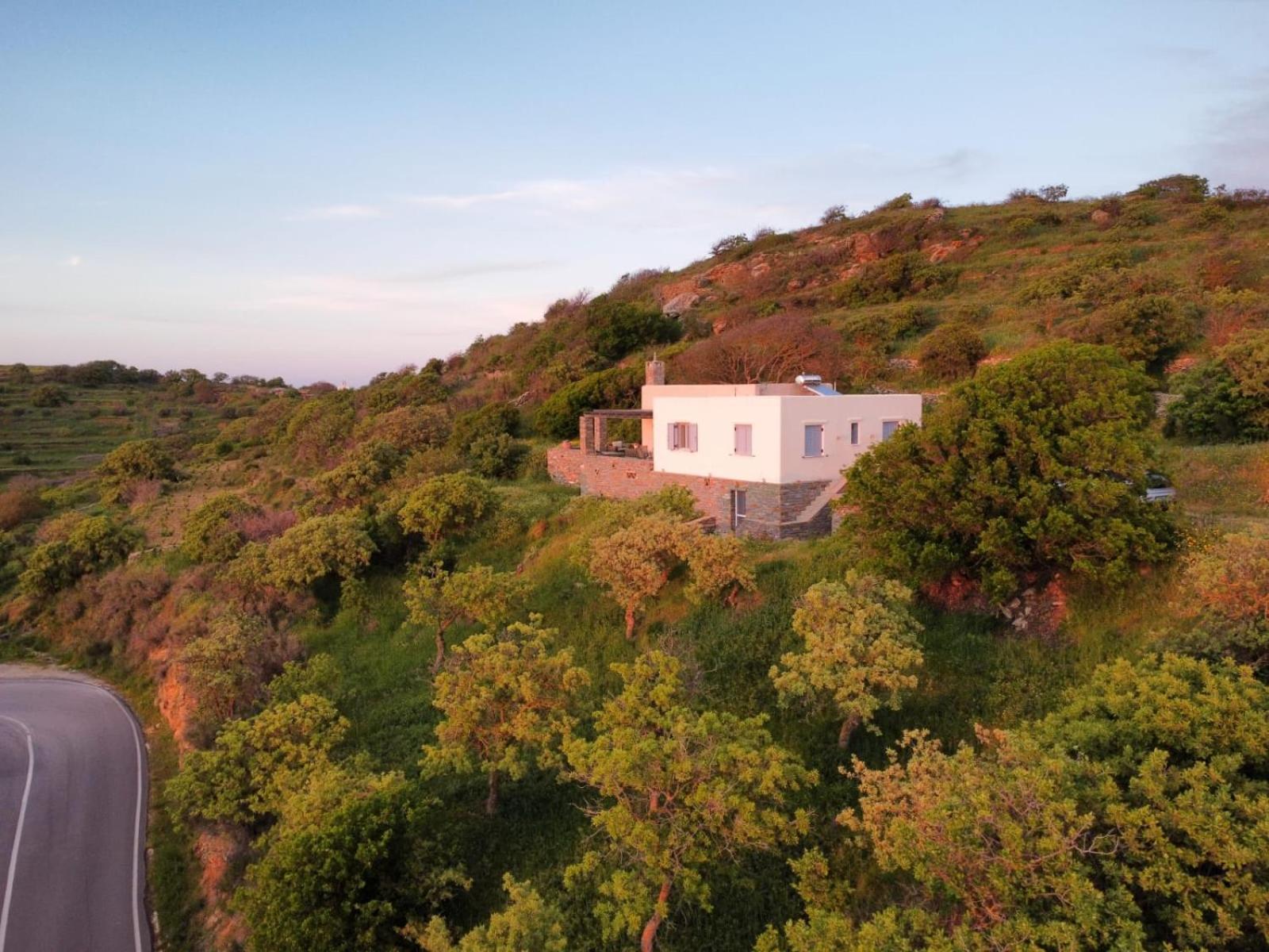 Cycladic Villa With Sea View! Ioulis エクステリア 写真